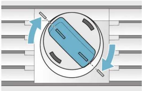 THERMADOR T24IF900SP - Remplacer le filtre à eau par un neuf ou par un filtre à particules - 1