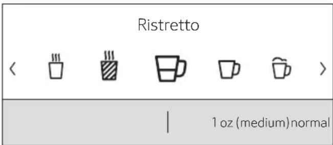 THERMADOR TCM24PS - Drink selection - 1