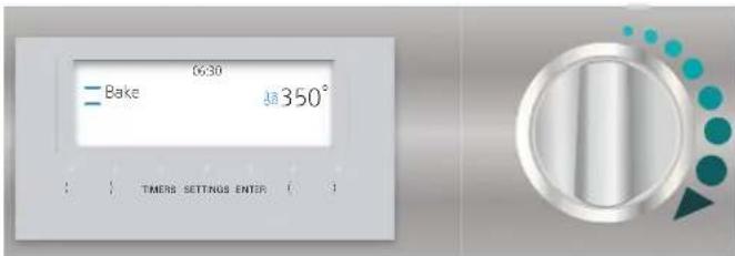 THERMADOR PRG364WLH - Turn the TEMPERATURE knob. - 1