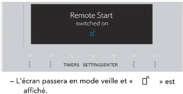 THERMADOR PRG364WLH - Configuration du démarrage à distance - 1