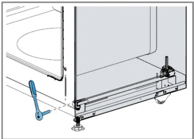 THERMADOR PRD48WLSGU - Leveling leg adjustment for 60" models - 1