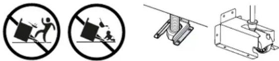 THERMADOR PRD48WLSGU - DANGER OF TIPPING ON RANGES - 1
