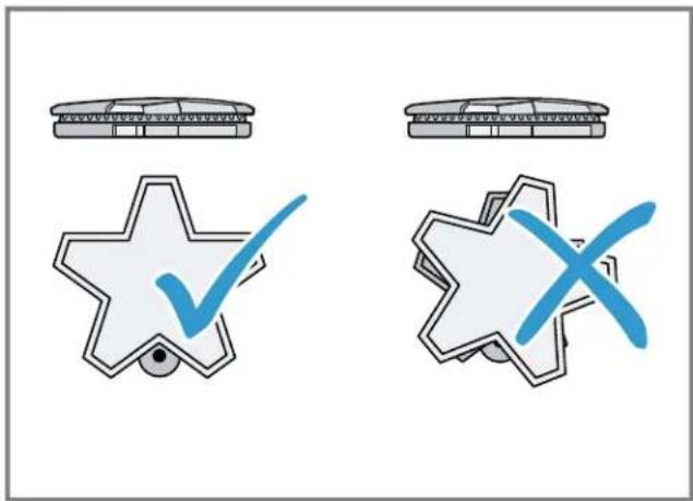 THERMADOR PRD48WLSGU - Placing the burner caps - 2
