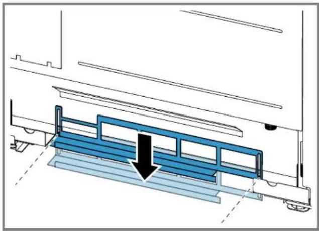 THERMADOR PRD48WLSGU - Colocacion del protector del cable de alimentacion: modelos Pro Grand@ de 36" y 48" - 1