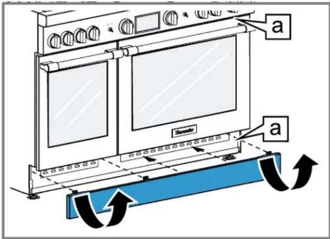 THERMADOR PRD48WLSGU - Ubicacion de la placar de caracteristicas del aparato - 1