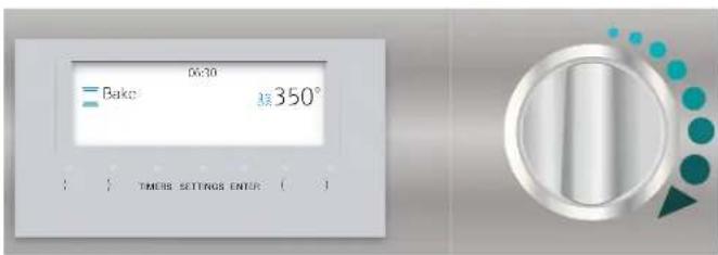 THERMADOR PRD486WIGU - Turn the TEMPERATURE knob. - 1