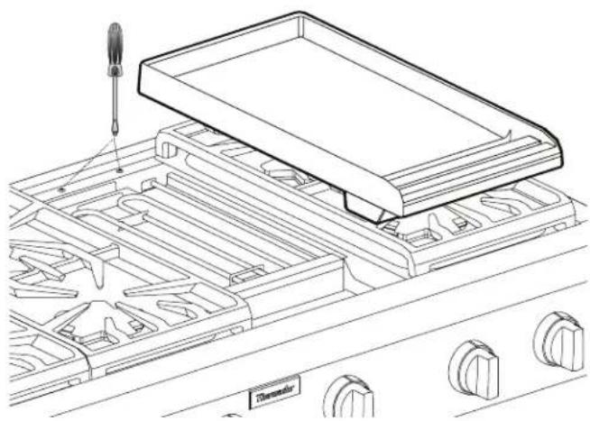 THERMADOR PRD486WIGU - Preparer la de la plaque - 1