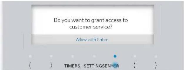 THERMADOR PRD486WIGU - To grant customer service access to the appliance - 1