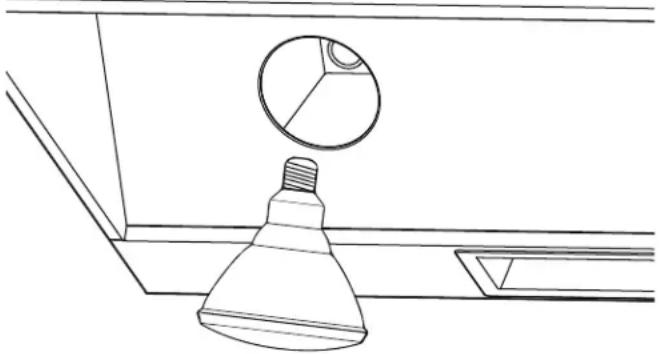 THERMADOR HPIN54WS - Installation des lampes infrarouges - 1