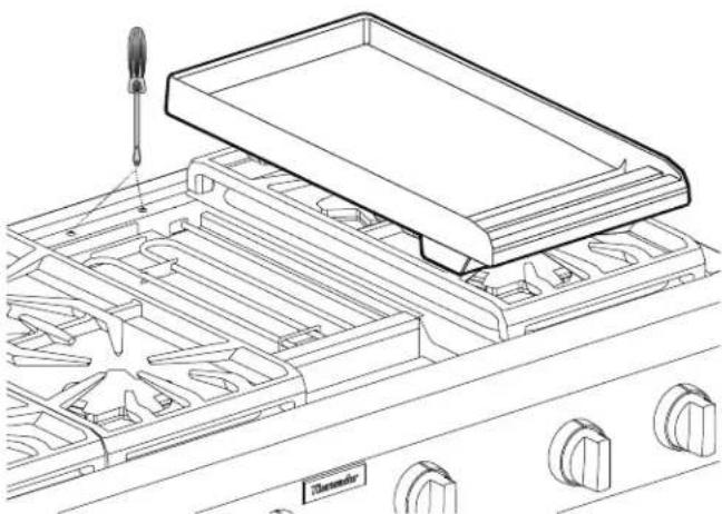 THERMADOR PCG364WD - Preparing the Griddle - 1