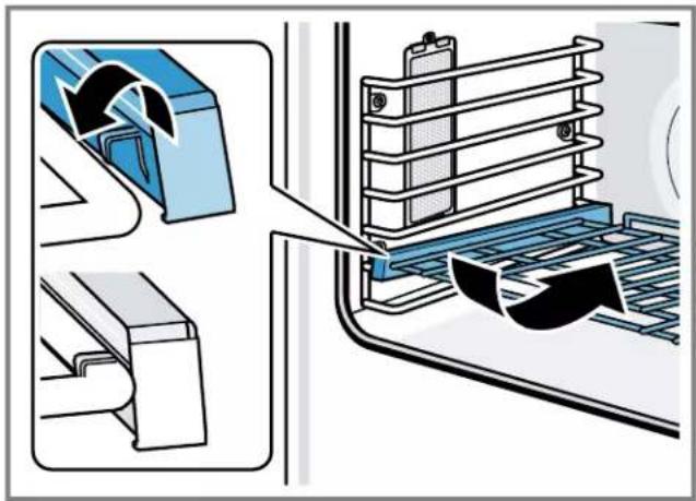 THERMADOR POD301W - Inserting the telescopic rack - 3