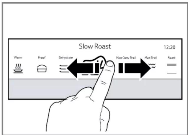 THERMADOR POD301W - Operating the full-touch display - 2