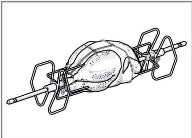 THERMADOR POD301W - Brider la volaille pour la rôtisserie - 5