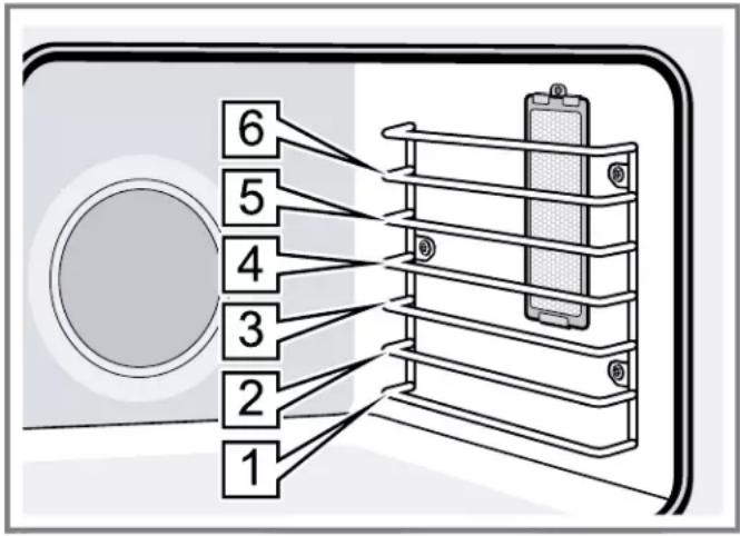 THERMADOR POD301W - Positions des grilles - 1
