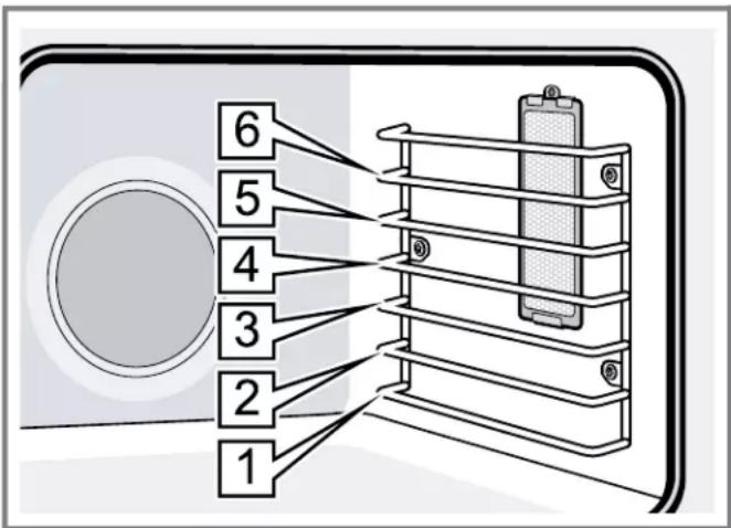 THERMADOR POD301W - Rack positions - 1