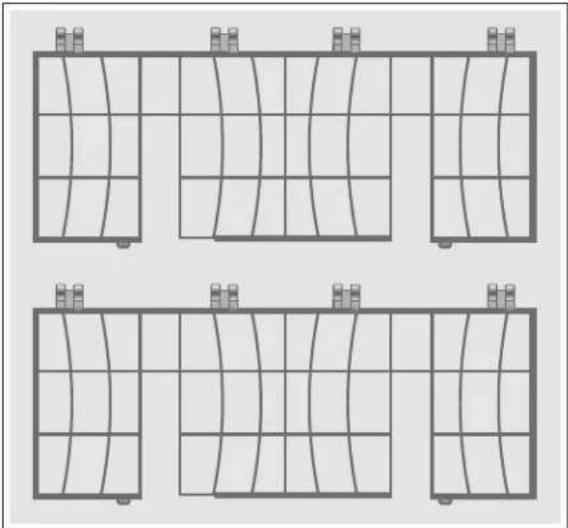 THERMADOR DWHD770WFP - Placement recommandé en configuration 12 places avec le panier à soirées - 1