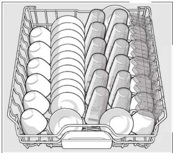 THERMADOR DWHD770WFP - Chargement du panier supérieur - 1