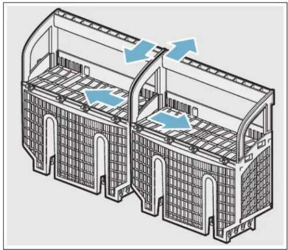 THERMADOR DWHD870WPR - Le panier à ustensiles Double Flex - 1