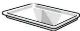 CONSTRUCTA CC4P86660 - Glass tray - 1