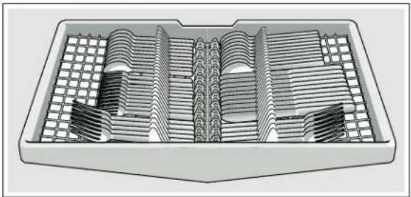 GAGGENAU DF481763F - Panier inférieur - 12 emplacements - 6