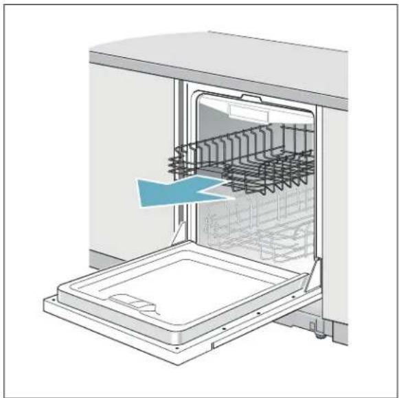 GAGGENAU DF481763F - Retirer/installer le panier supérieur * - 1