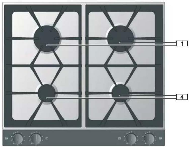 GAGGENAU VG264220CA - Gas cooktop - 1