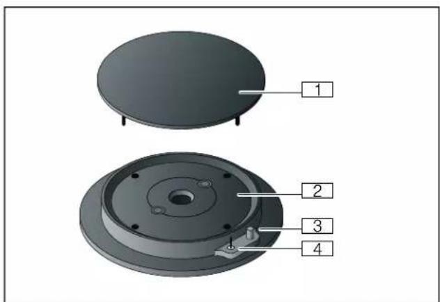 GAGGENAU VG264220CA - Individual parts of the burner - 1