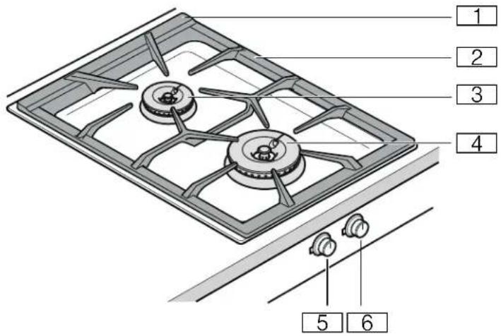 GAGGENAU VG425211CA - Gas cooktop - 1