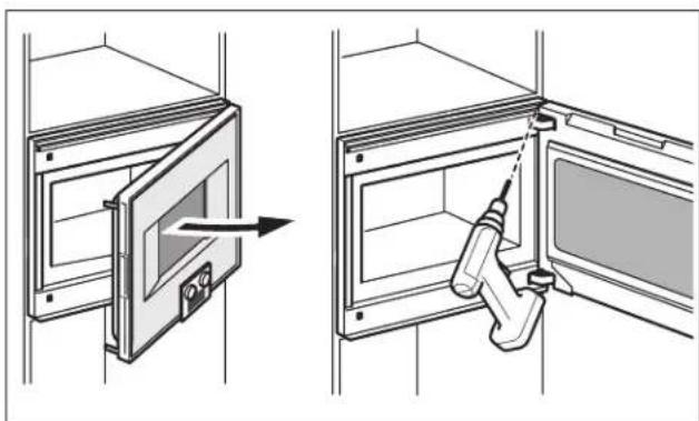 GAGGENAU BM484710 - Fixation à l'armoire - 3