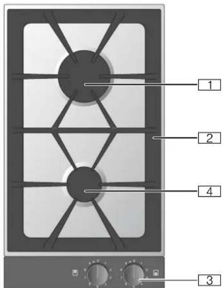 GAGGENAU VG232220DE - Table de cuisson gaz - 2