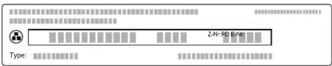 GAGGENAU VG232220DE - Codice prodotto (E) e codice di produzione (FD) - 1