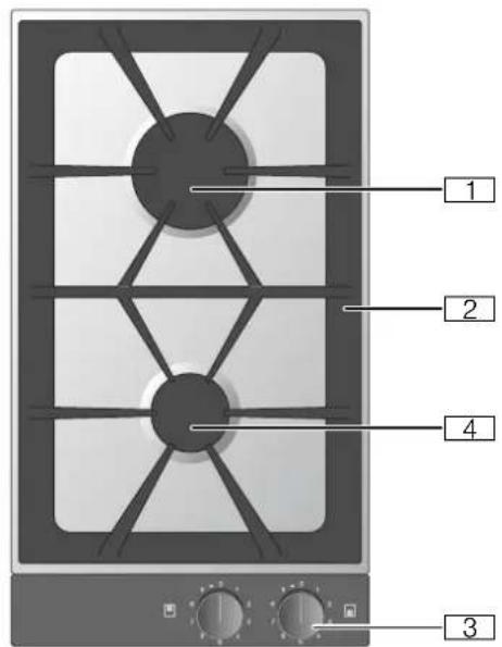 GAGGENAU VG232220DE - Gas-Kochfeld - 2