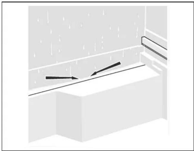 GAGGENAU RC222203 - Rigole d'écoulement de l'eau de dégivrage - 1