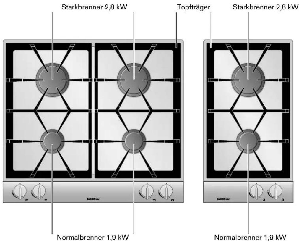 GAGGENAU VG232214 - Gas-Kochfeld - 1