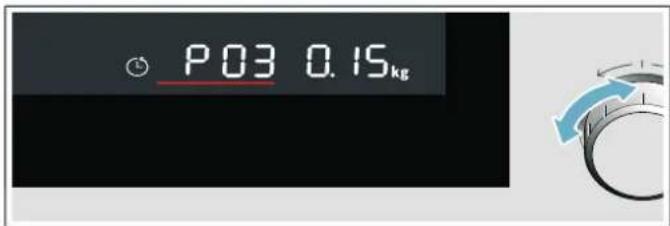 BOSCH CPA565GB0 - Programm einstellen - 2
