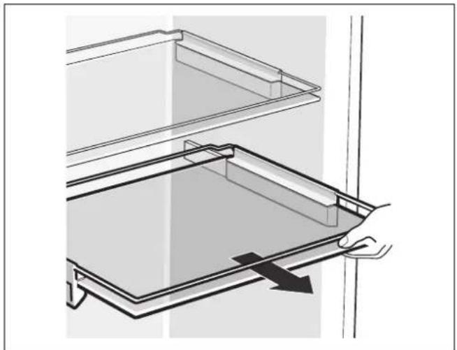 GAGGENAU RB289203 - Clayette coulissante en verre - 1
