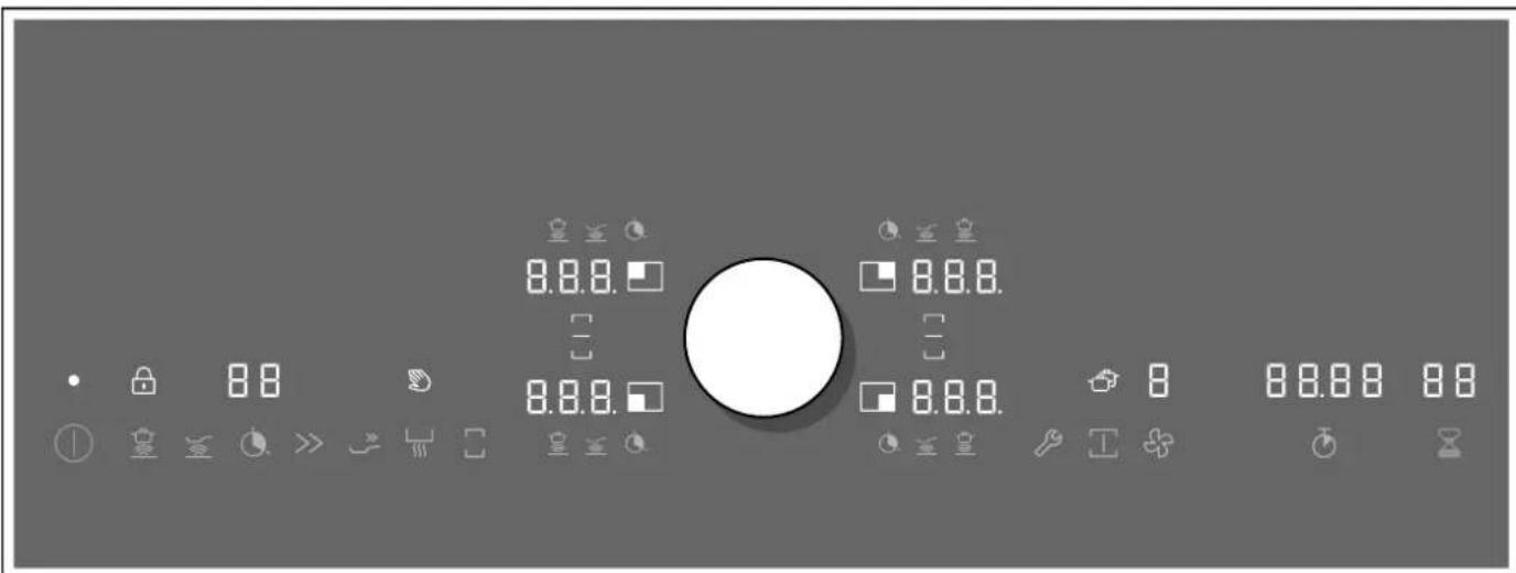 GAGGENAU CV282110 - Le bandeau de commande - 1