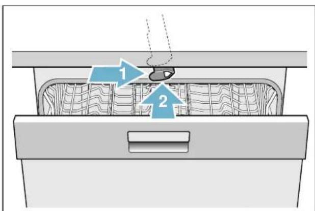GAGGENAU DF250161 - Pour désactiver la protection infant, procédez comme ceci (verrouillage de porte): - 1