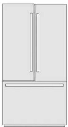 BOSCH B21CT80SNS - Adjusting the refrigerator doors - 1