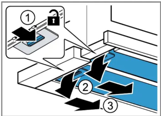 BOSCH HUI54452UC - Retrait du filtré àGRAISSSE - 1