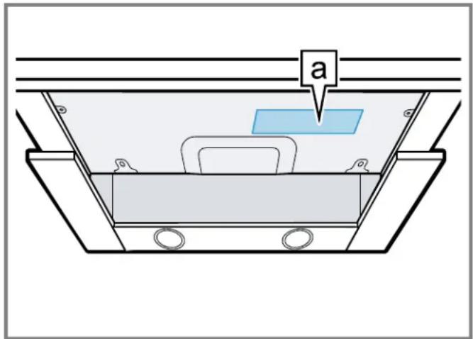 BOSCH HUI54452UC - Rating plate location - 1