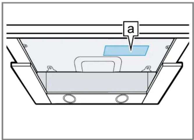 BOSCH HUI54452UC - Emplacement de la plaque signaletique - 1