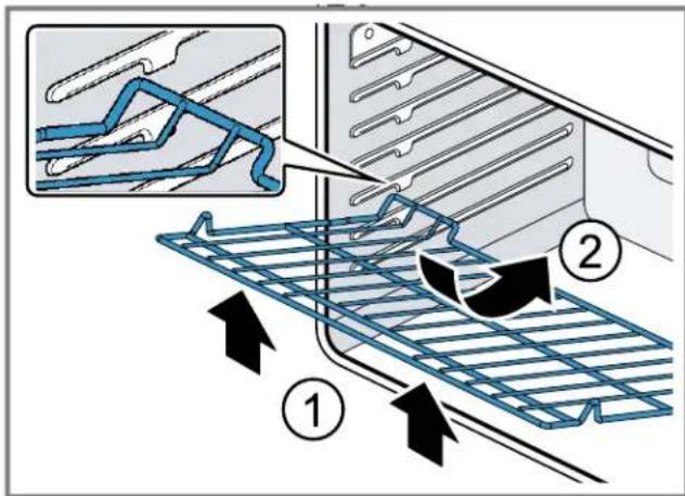 BOSCH HBL87M53UC - Inserting the wire rack - 1