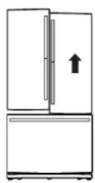 BOSCH HBL8753UC - METTRE LES PORTES DU REFRIGERATEUR DE Niveau (certains modèles) - 2