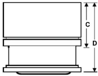 BOSCH HBL8753UC - DIMENSIONS DE L'ÉLECTROMÉNAGER - 2