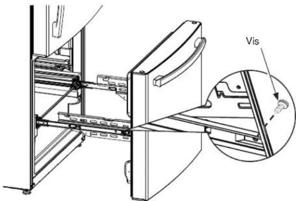 BOSCH HBL8753UC - ENLEVER LE DEVANT DU TIROIR - 1
