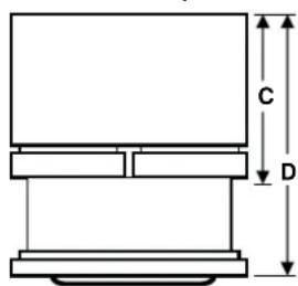 BOSCH HBL8753UC - DIMENSIONS DE L'ÉLECTROMÉNAGER - 6