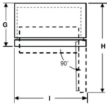 BOSCH HBL8753UC - DIMENSIONES DEL ELECTRODOMÉSTICO - 4