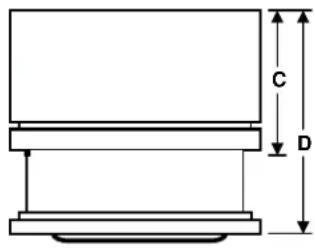 BOSCH HBL8753UC - DIMENSIONES DEL ELECTRODOMÉSTICO - 2