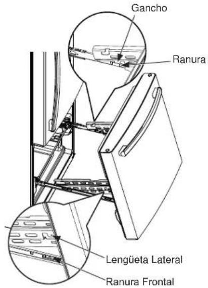 BOSCH HBL8753UC - REINSTALLACION DEL FREnte DEL CAJON DEL CONGELADOR - 3